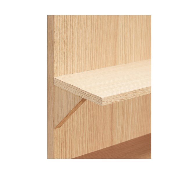 Wielopoziomowa półka w dekorze dębu 40 cm Straight – Hübsch-image-3