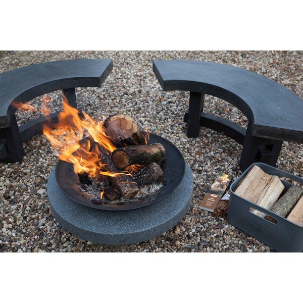 Ławeczka granitowa do paleniska Esschert Design-image-1