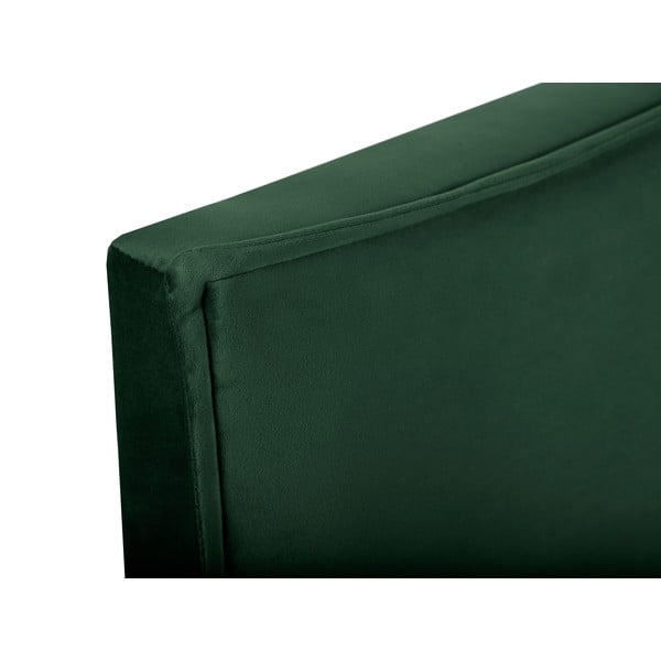 Ciemnozielony zagłówek 200x120 cm Natalia – Milo Casa-image-1