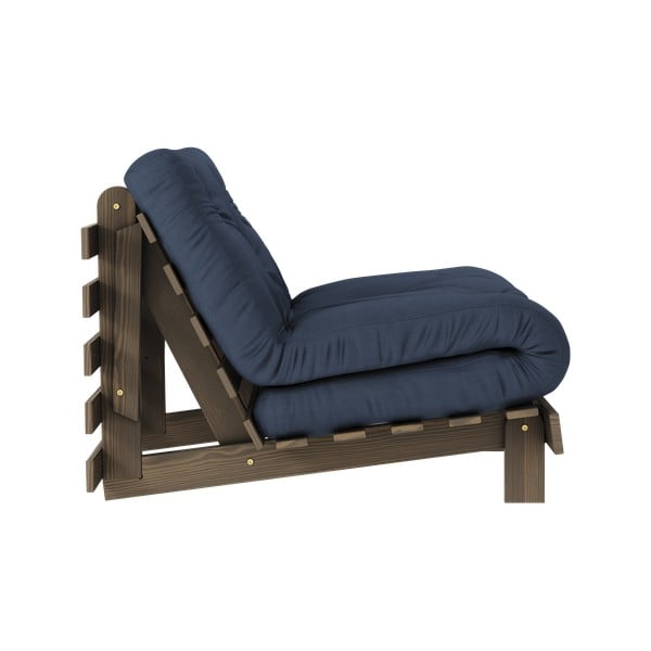 Ciemnoniebieski fotel Roots – Karup Design-image-3