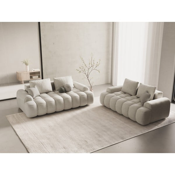 Beżowa sofa 200 cm Linz – Cosmopolitan Design-image-1