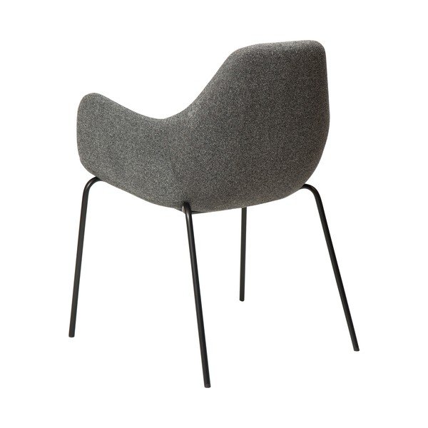 Szary fotel z materiału bouclé Zimmer – DAN-FORM Denmark-image-4