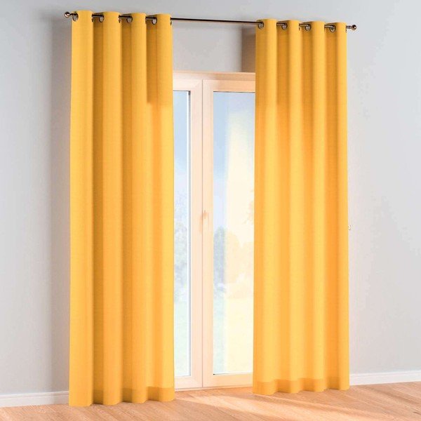 Żółta zasłona 260x130 cm Happiness – Yellow Tipi-image-1