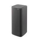 Ciemnoszary stalowy kosz na śmieci otwierany na dotyk 30 l Bo Touch – Brabantia