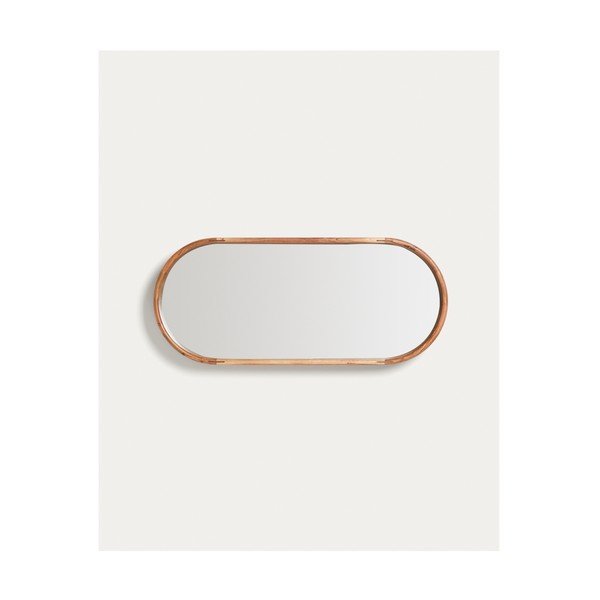 Lustro z drewnianą ramą ścienne Berale – Kave Home-image-3