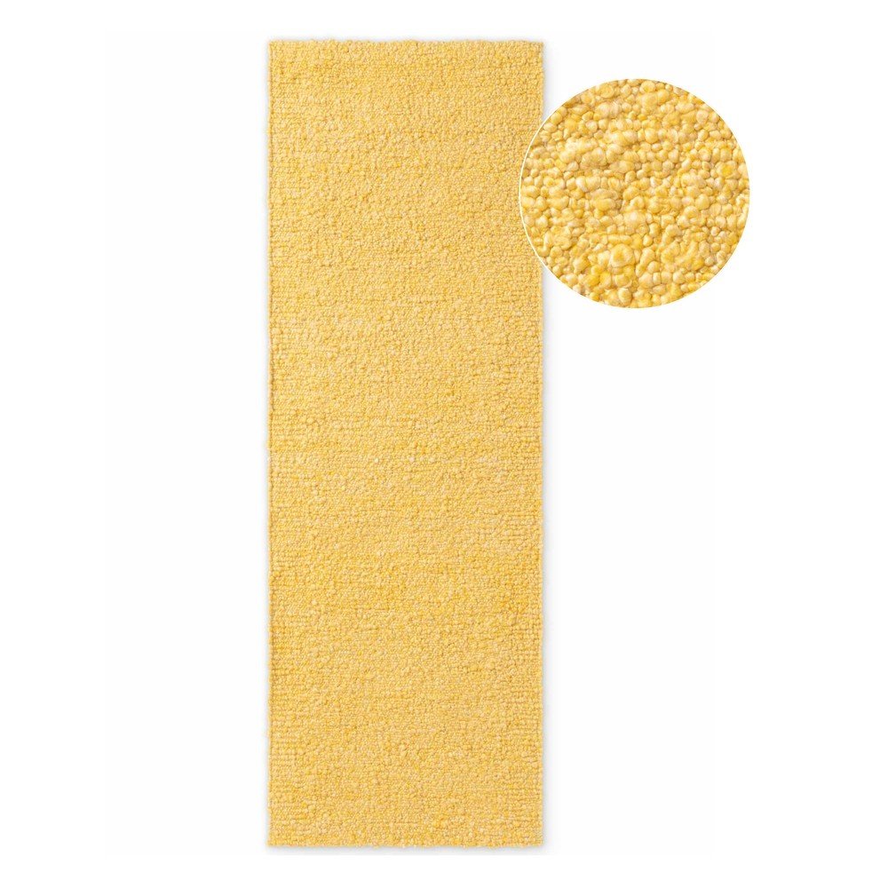 Żółty chodnik z materiału bouclé tkany ręcznie 80x200 cm Notting Hill Portobello – Ted Baker