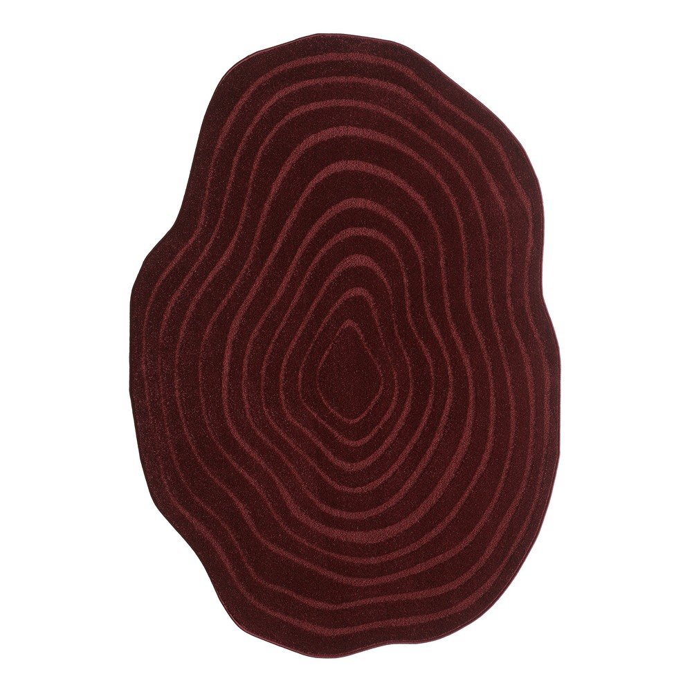 Bordowy dywan 160x230 cm Pebble – ESTE