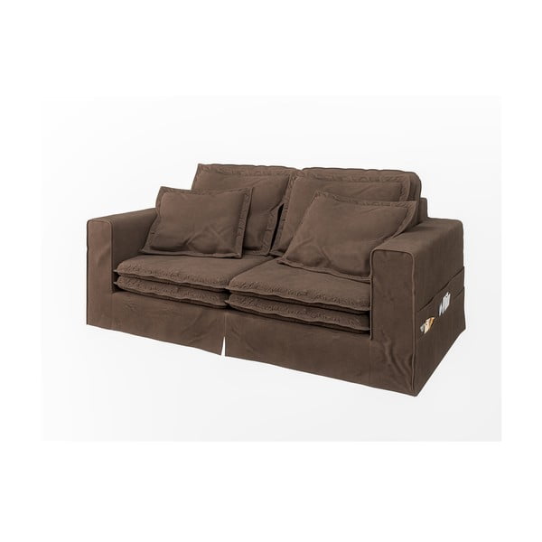 Ciemnobrązowa sofa 196 cm Nora – Ropez-image-2