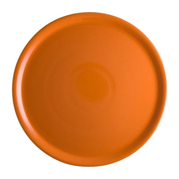 Pomarańczowy porcelanowy talerz na pizzę Brandani Pizza, ⌀ 31 cm
