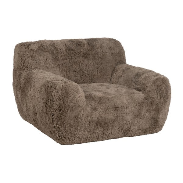 Brązowy fotel Teddy – Ixia