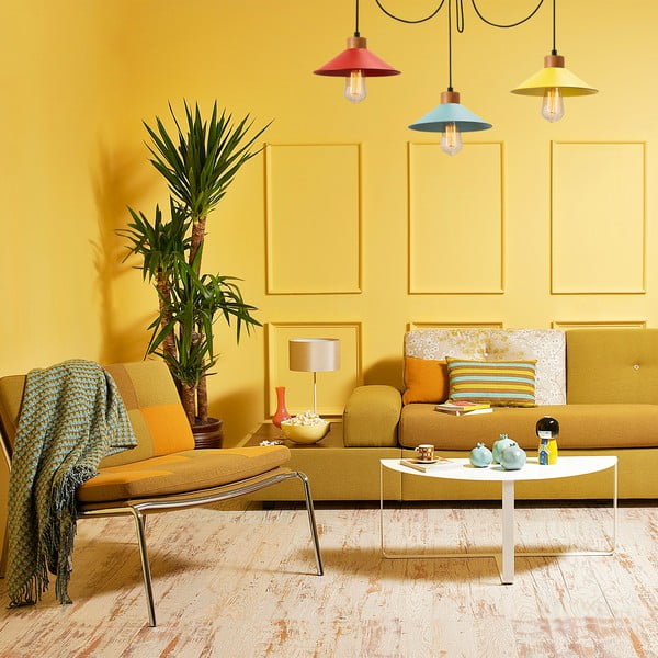 Lampa wisząca z metalowym kloszem ø 114 cm Manavgat – Opviq lights-image-1