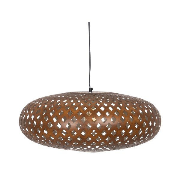 Lampa wisząca w kolorze złota z metalowym kloszem ø 56 cm – Ixia