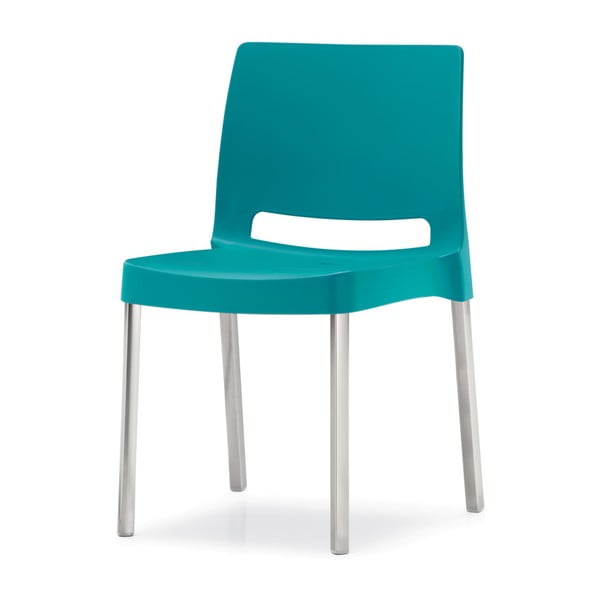 Niebieskie krzesło Pedrali Joi