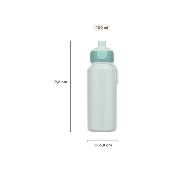 Beżowa plastikowa butelka dla dzieci 400 ml Sunshine & Rainbow – Mepal-image-4