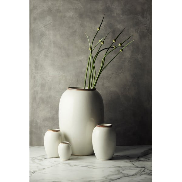 Biały kamionkowy wazon (wysokość 20 cm) Gastro  – Bitz-image-1