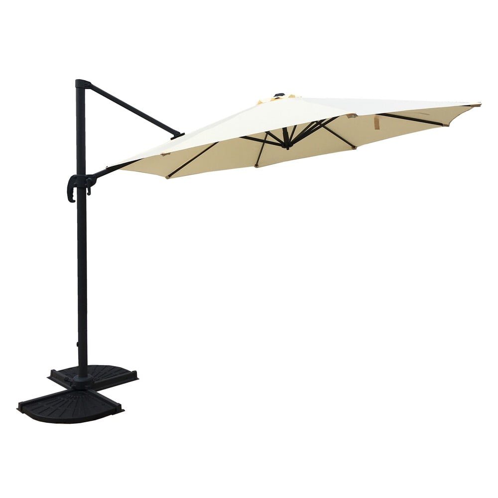 Kremowy parasol ogrodowy 300x300 cm Deluxe – Garden Pleasure