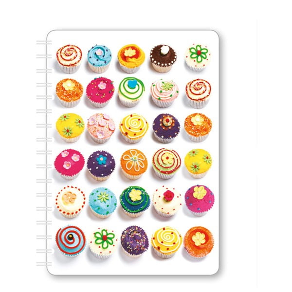 Notes A4 GO Stationery Cupcake
