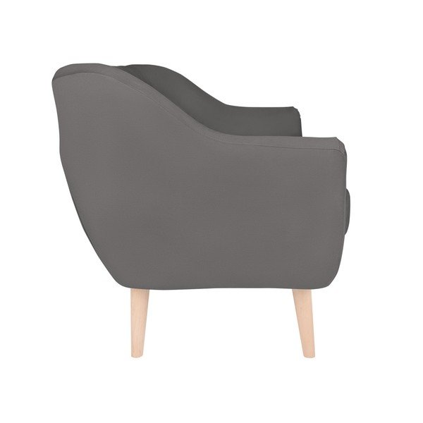Szara sofa 2-osobowa Micadoni Home Vincente-image-1
