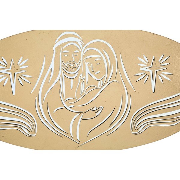 Dekoracja ścienna w kolorze złota Mauro Ferretti Nativity-image-2