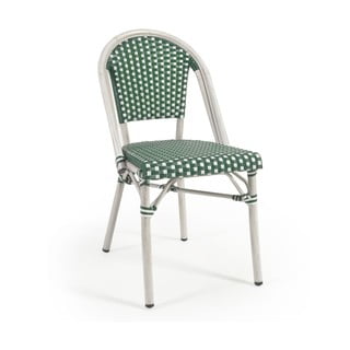 Zielono-białe krzesło zewnętrzne Kave Home Marilyn