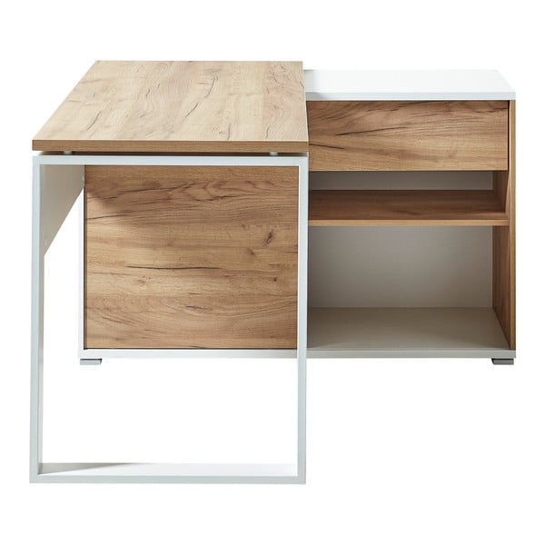 Biurko w dekorze dębu 120x117 cm Lioni – Germania