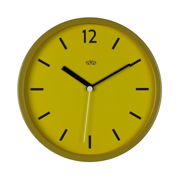 Zielono-żółty zegar Wild Wood English