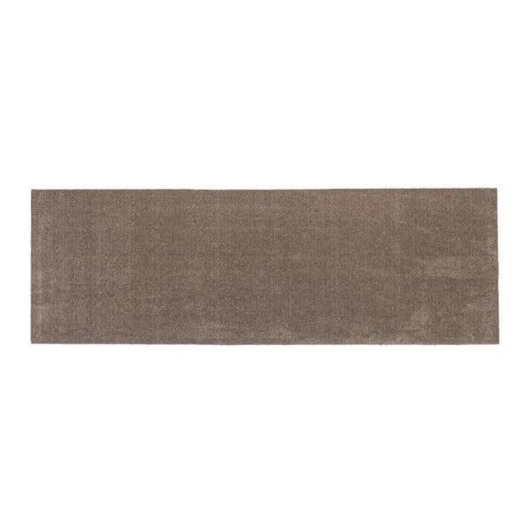 Brązowo-beżowa wycieraczka Tica Copenhagen Unicolor, 67x200 cm