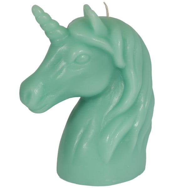 Zielona świeczka Fisura Unicorn