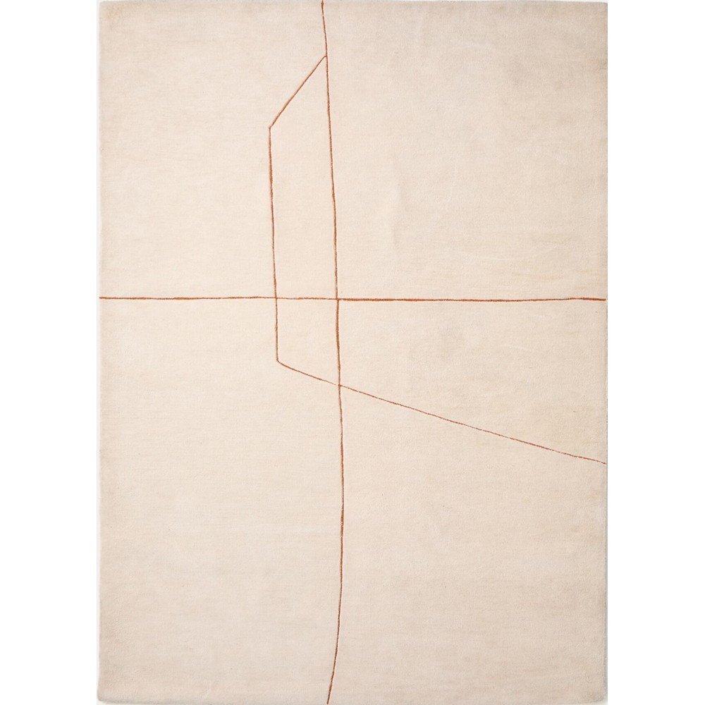 Kremowy dywan tkany ręcznie 160x230 cm Delide – Kave Home