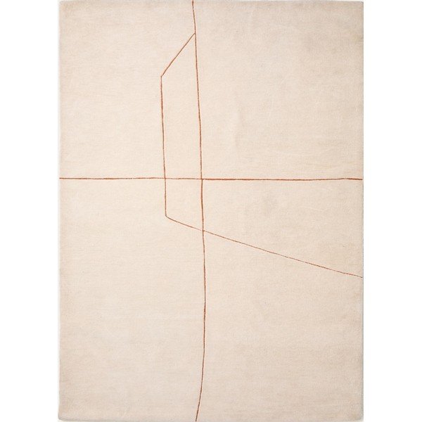 Kremowy dywan tkany ręcznie 160x230 cm Delide – Kave Home