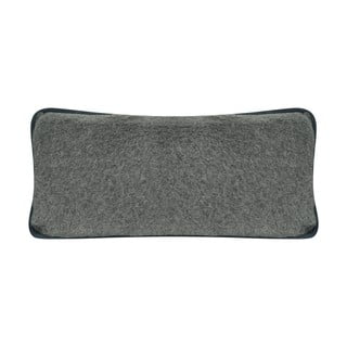 Szara poduszka z wełny merynosa Native Natural Merino Wool Pillow, 40x70 cm