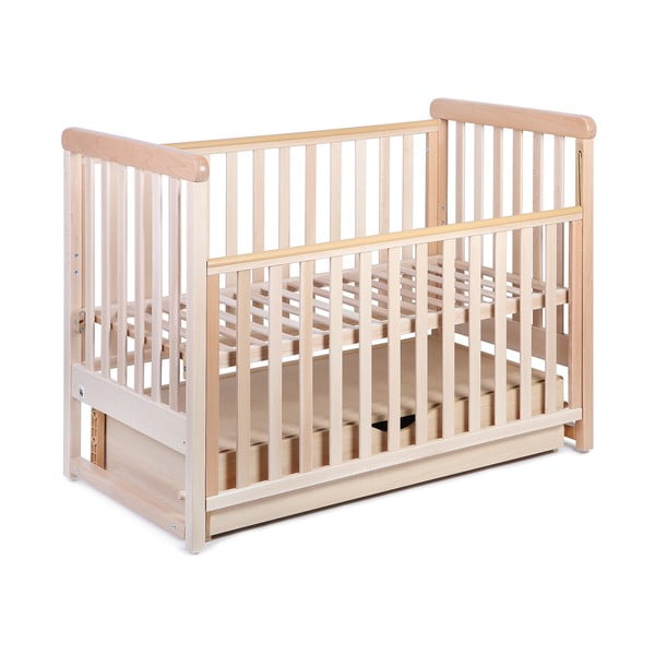 Dziecięce łóżko bujane z drewna bukowego YappyKids Move, 60x120 cm-image-4