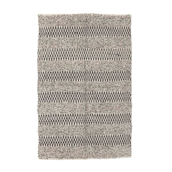 Szary dywan wełniany InArt Rodal, 120x80 cm