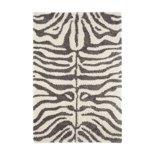 Szaro-beżowy dywan 150x80 cm Striped Animal – Ragami