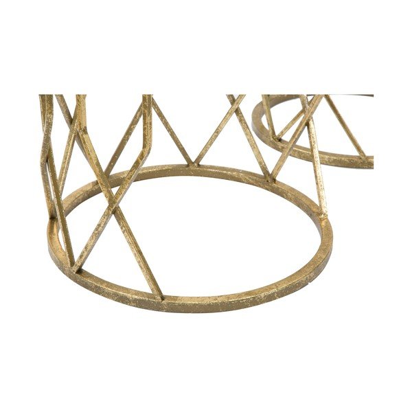 Okrągłe stoliki ze szklanym blatem zestaw 3 szt. ø 32 cm Tunisi – Mauro Ferretti-image-4