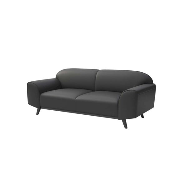 Ciemnoszara skórzana sofa 193 cm Nesbo – MESONICA-image-2