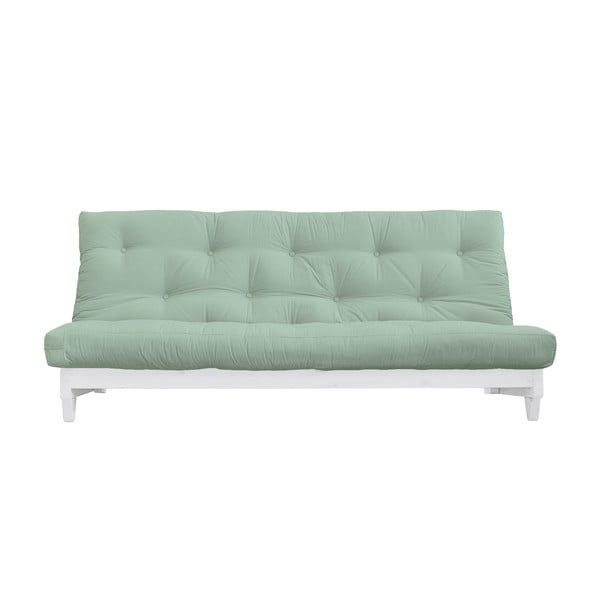 Sofa rozkładana Karup Design Fresh White/Mint