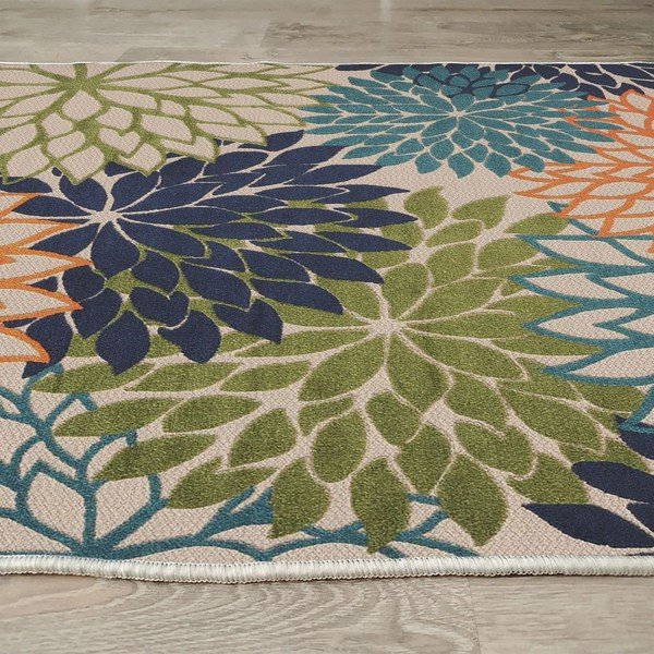 Dywan z mieszanki bawełny odpowiedni do prania 100x150 cm Geo Flowers – Conceptum Hypnose-image-4