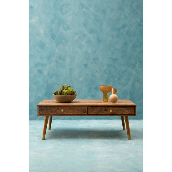 Stolik w ciemnym naturalnym kolorze 59x110 cm Frida – Premier Housewares-image-2
