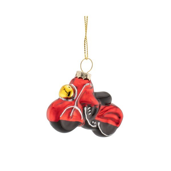 Szklane bombki zestaw 3 szt. 3 cm Transport – Sass & Belle-image-1