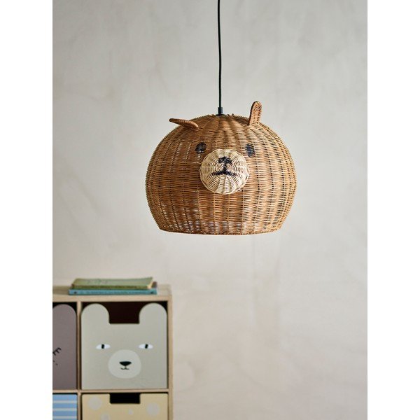 Brązowy klosz do lampy dziecięcej ø 40 cm Lilu – Bloomingville Mini-image-1