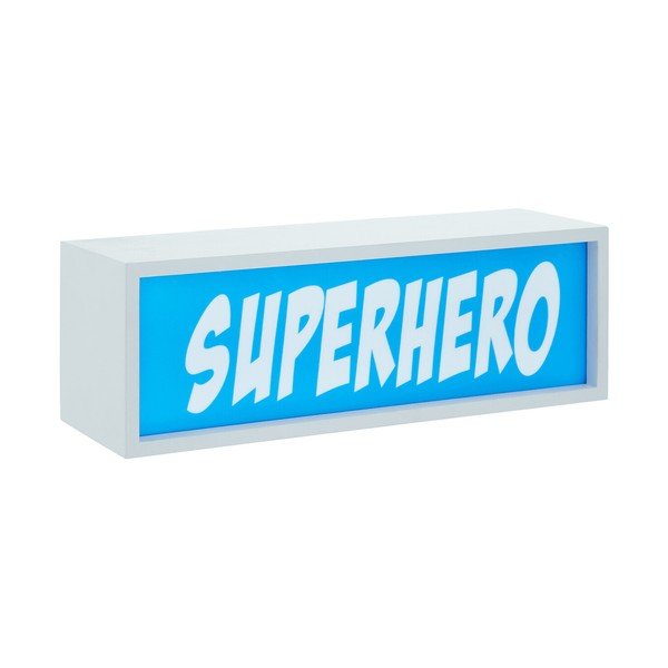Niebieska dekoracja świetlna na baterie Superhero – Premier Housewares