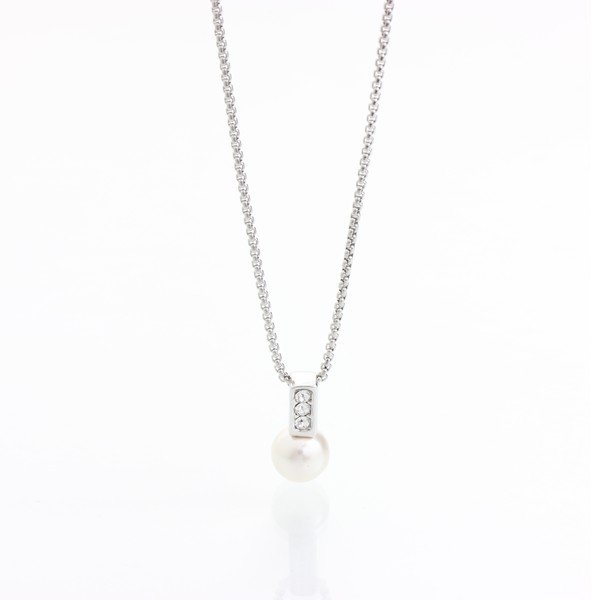 Naszyjnik z kryształami Swarovski Elements Laura Bruni Pearl-image-1