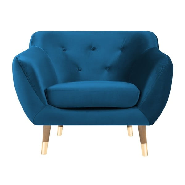 Niebieski fotel Mazzini Sofas Amelie