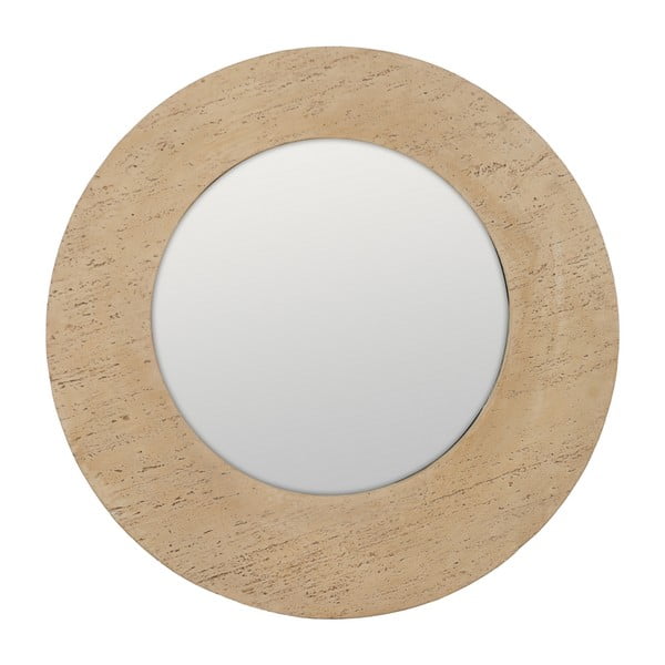 Lustro ścienne z kamienną ramą 80x80 cm Piedra – Ixia