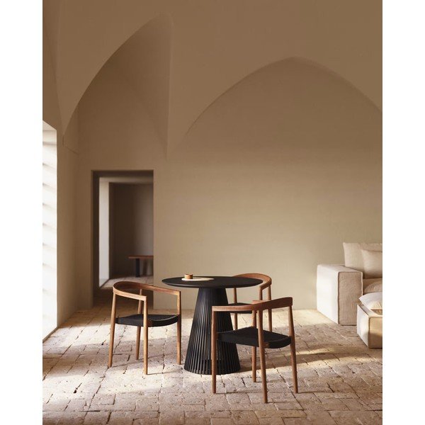 Drewniane krzesła ogrodowe zestaw 4 szt. w naturalnym kolorze Ydalia – Kave Home-image-4