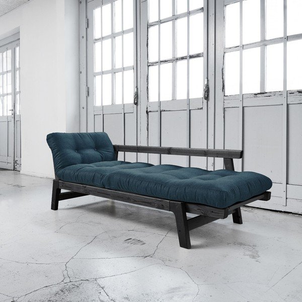 Sofa rozkładana Karup Step Black/Deep Blue-image-2