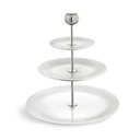 3-piętrowa biała porcelanowa etażerka Kähler Design Hammershoi Etagere, ⌀ 28 cm