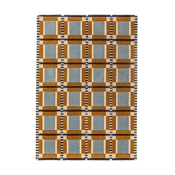 Wełniany dywan tkany ręcznie 140x200 cm Quadro Wool – Flair Rugs