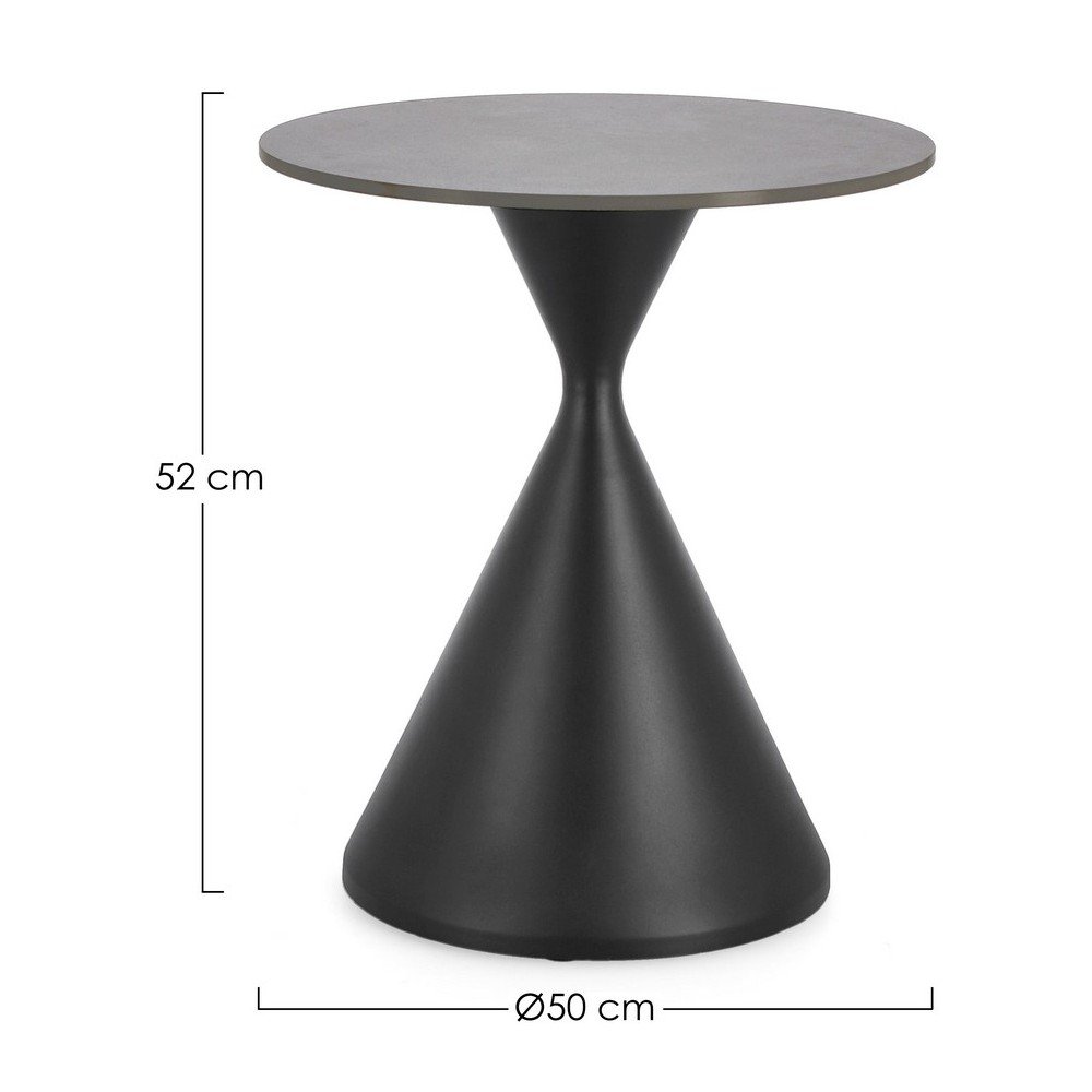 Okrągły stolik z blatem w dekorze marmuru ø 50 cm Joona – Bizzotto (zdjęcie 5)